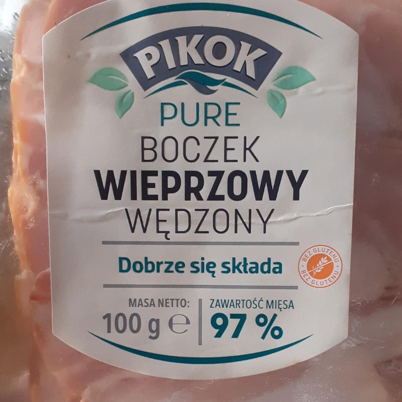 Boczek wędzony wieprzowy Pikok Pure