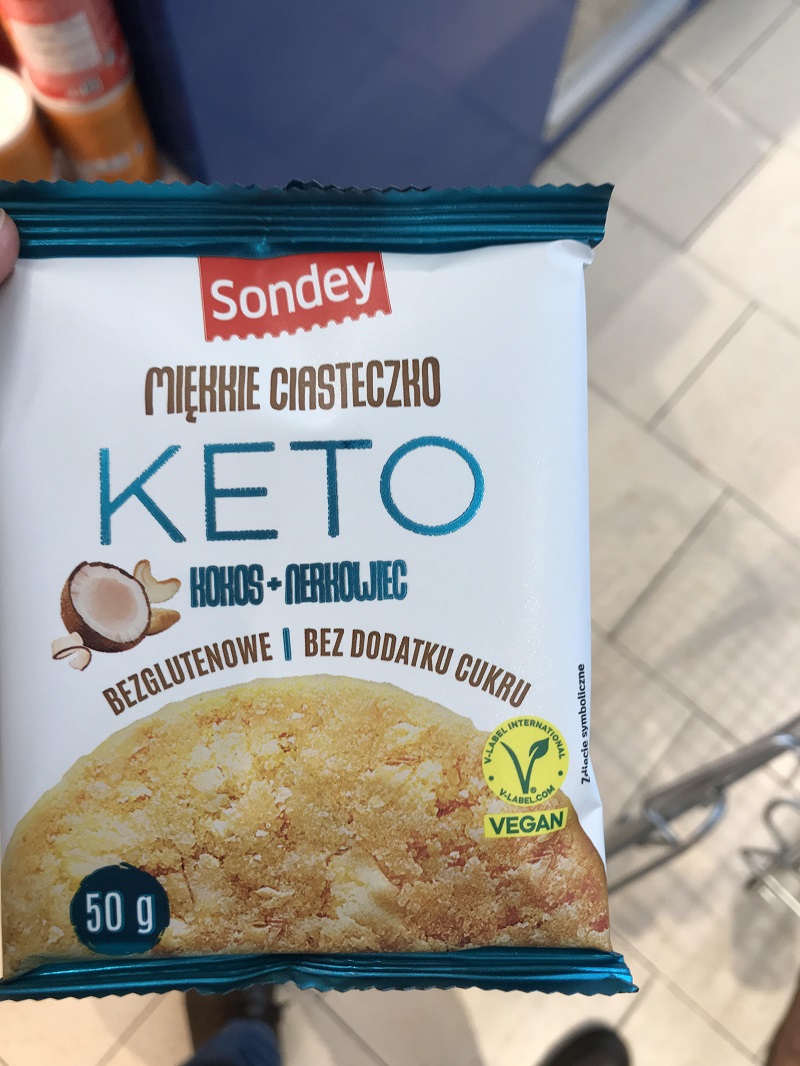 Keto ciasteczko kokosowe Lidl