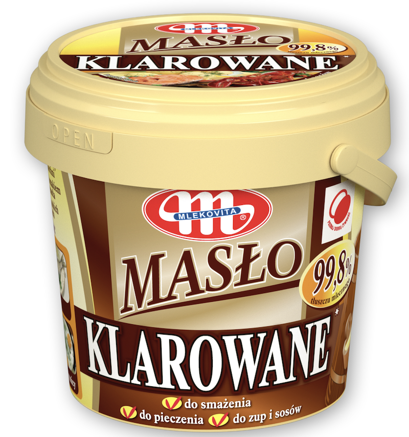 Masło klarowane Mlekovita dostępne w Lidlu