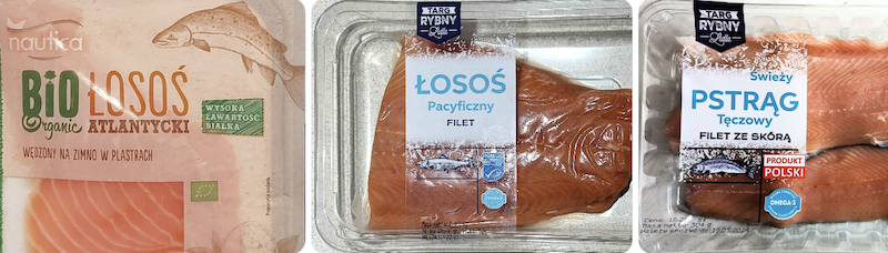 Łosoś i pstrąg tęczowy w filetach Lidl